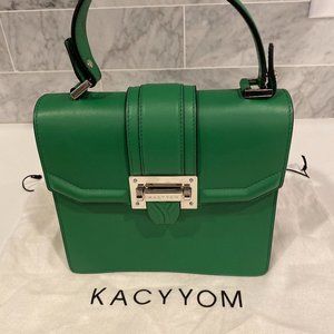 KACYYOM Dan-Bi Top Handle Purse in Lime